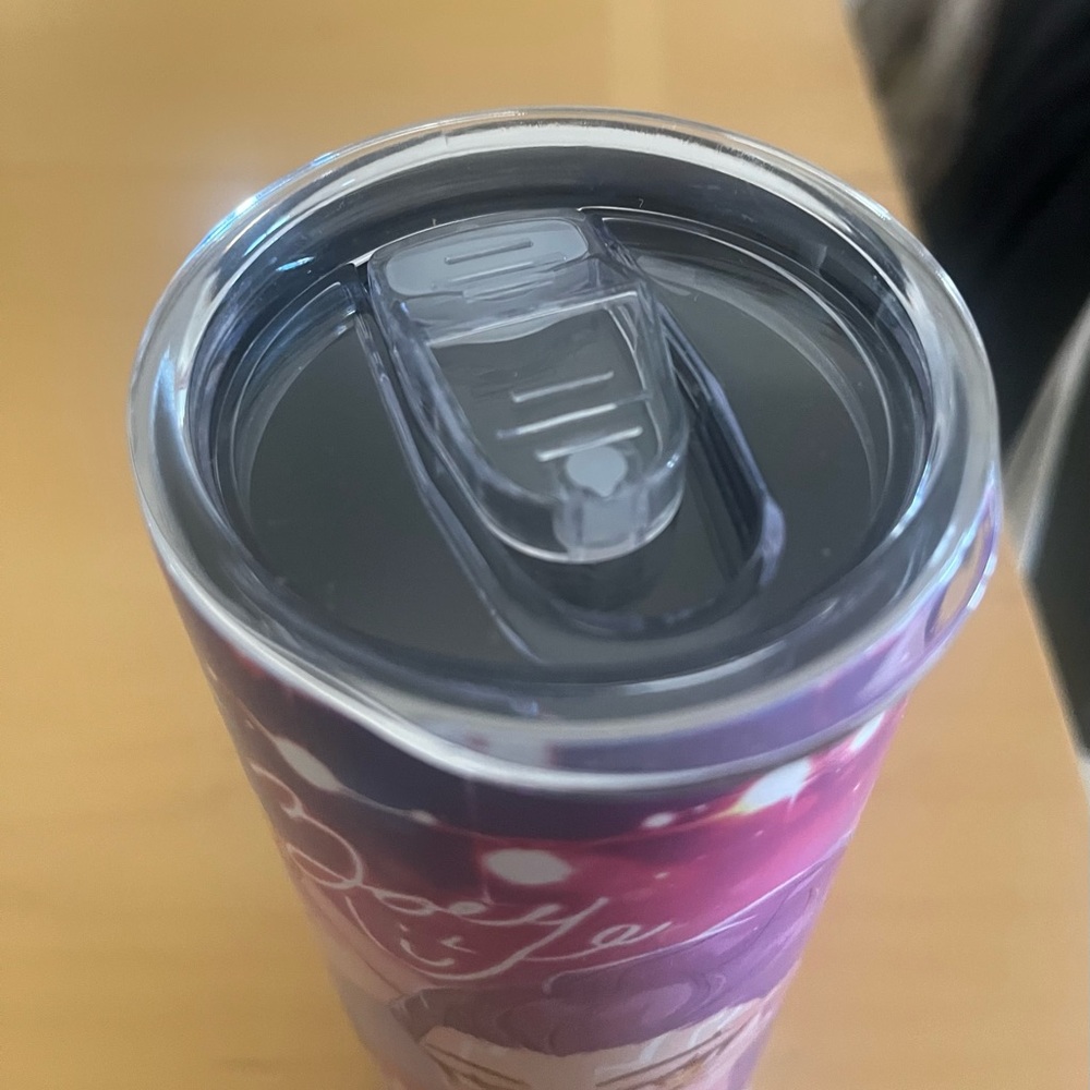 K-Pop Travel Tumbler in Pink and Rainbow - Picture 5 of 5